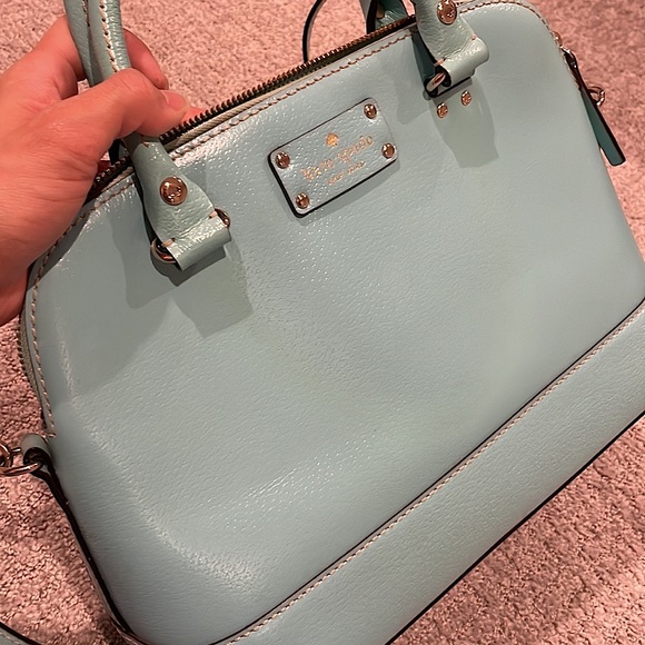Kate Spade Leather Bag in Stone Blue, Great Condition - Picture 4 of 9